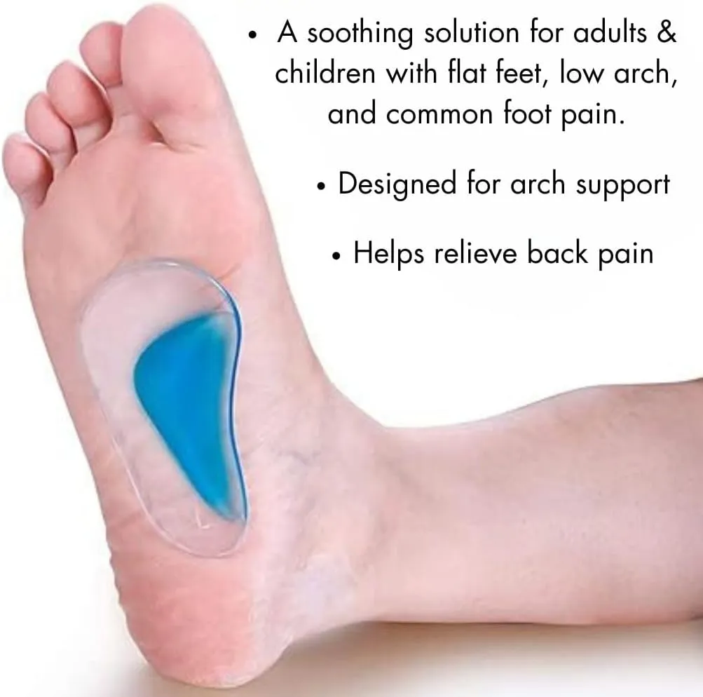 1 Pair Children Kid 5-12 Years Old Orthopedic Orthotic Arch Support Insole Flat Foot Flatfoot Correction Shoe Insoles Cushion Inserts. Ships from USA (2-Pack)