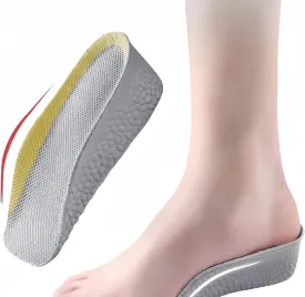 2 Pairs Insole Height,Orthopedic High Cushion, Arch Support Insoles for Plantar Fasciitis, Flat Feet, Over-Pronation, Achilles Tendonitis, Foot Pain Relief (1.4inch)