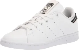 adidas Originals Men's Stan Smith Sneaker, White/White/Black, 4.5