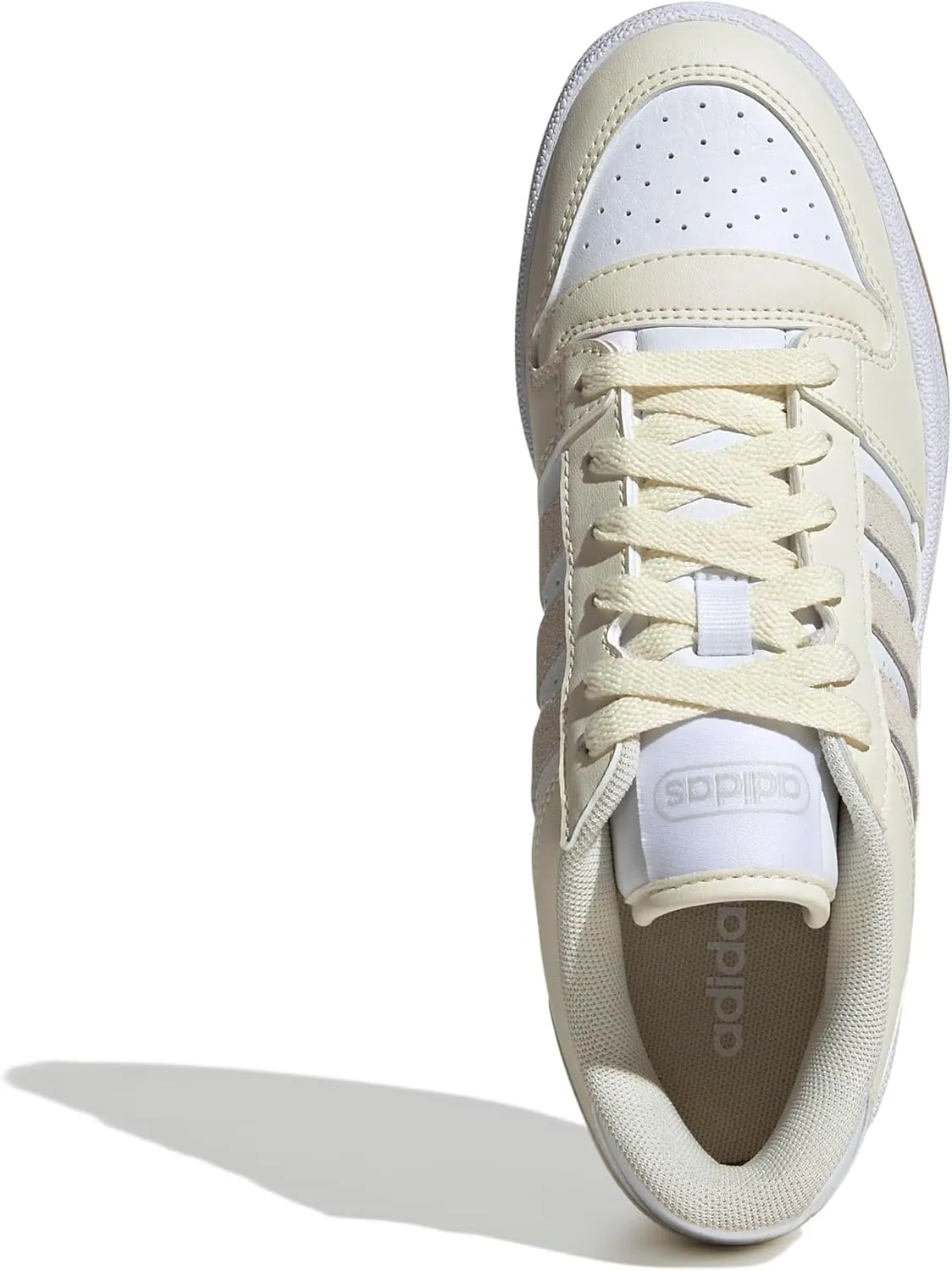 adidas Womens Break Start Low Lace Up Sneakers Shoes Casual - Off White