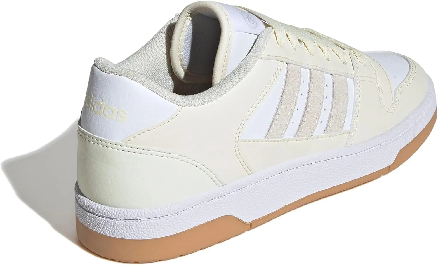adidas Womens Break Start Low Lace Up Sneakers Shoes Casual - Off White