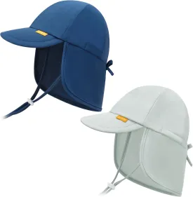 Adjustable Baby Sun Hats with UPF50  & Neck Flap Protection - Perfect Swim & Play Toddler Hat for Girls & Boys