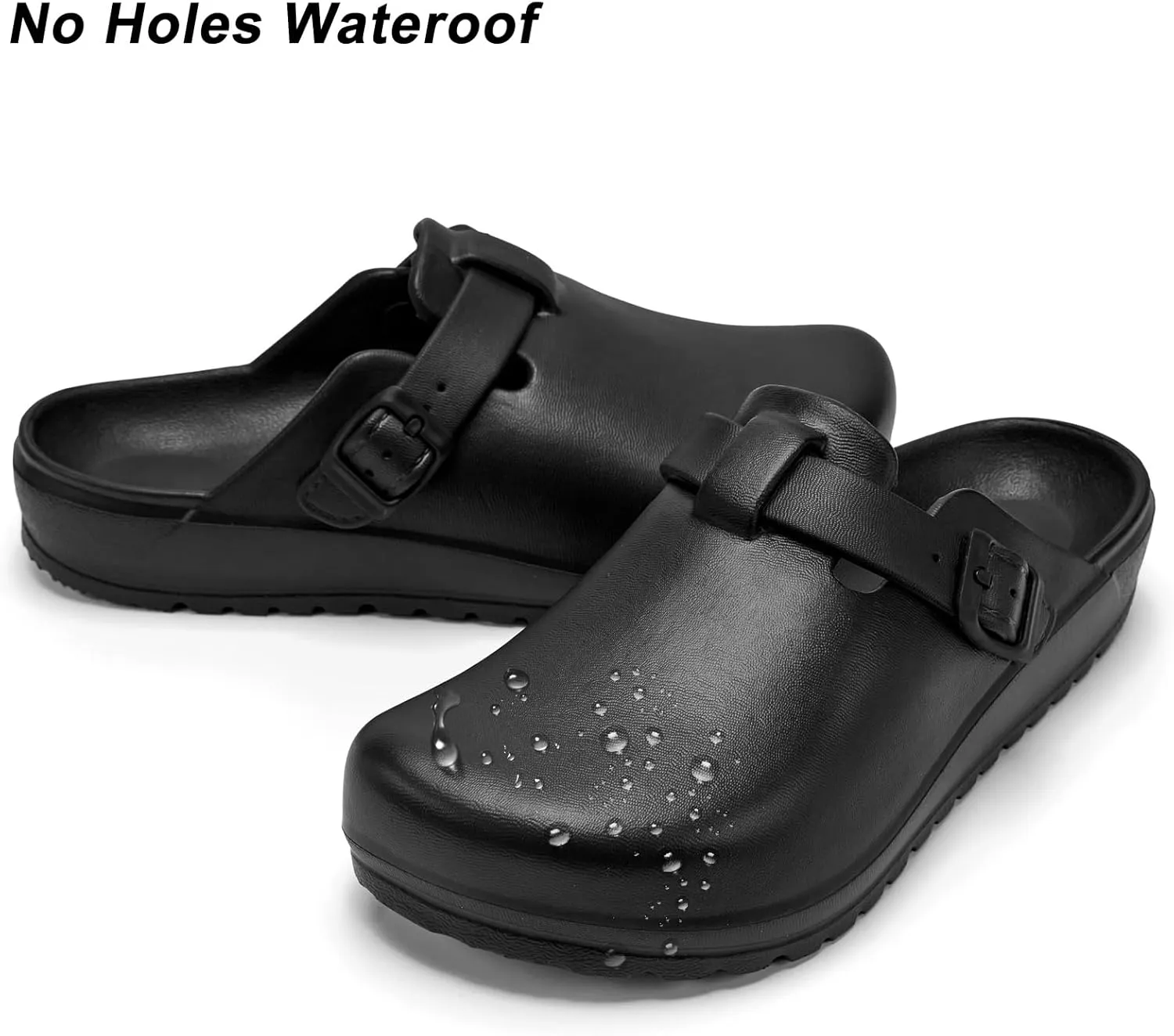 Arch Support Work Clogs Slip Resistant Orthopedic Shoes for Chef Nurse Garden Comfortable, Slip-On Cushion Slide Sandals
