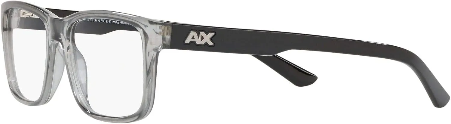 Armani Exchange Men's Ax3016 Square Prescription Eyewear Frames