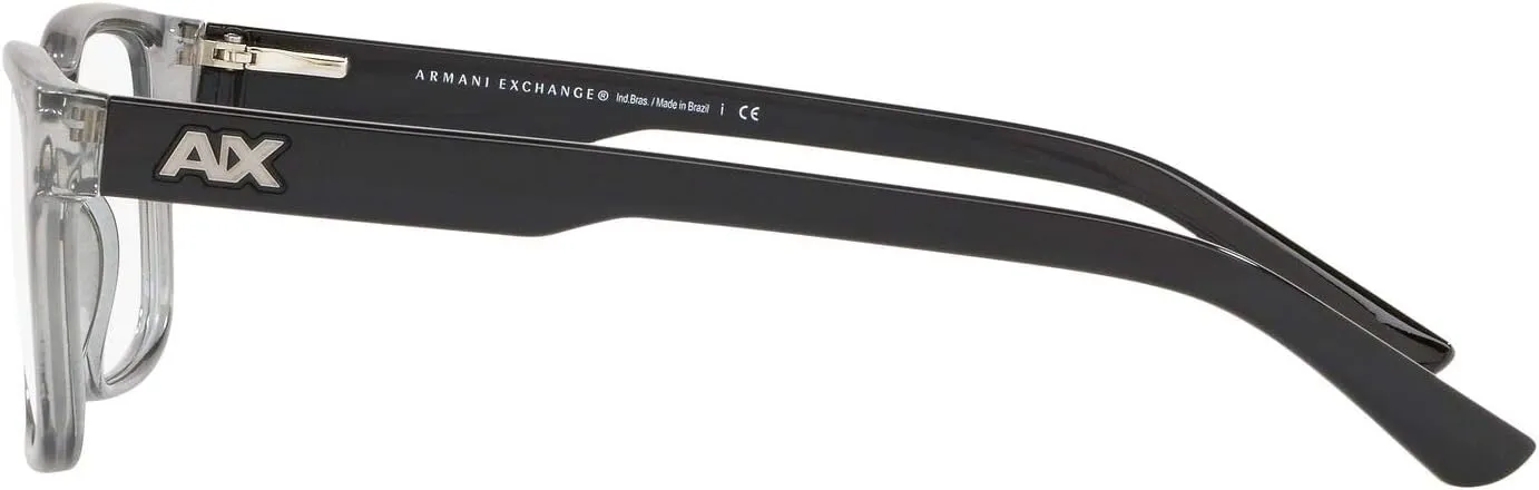 Armani Exchange Men's Ax3016 Square Prescription Eyewear Frames