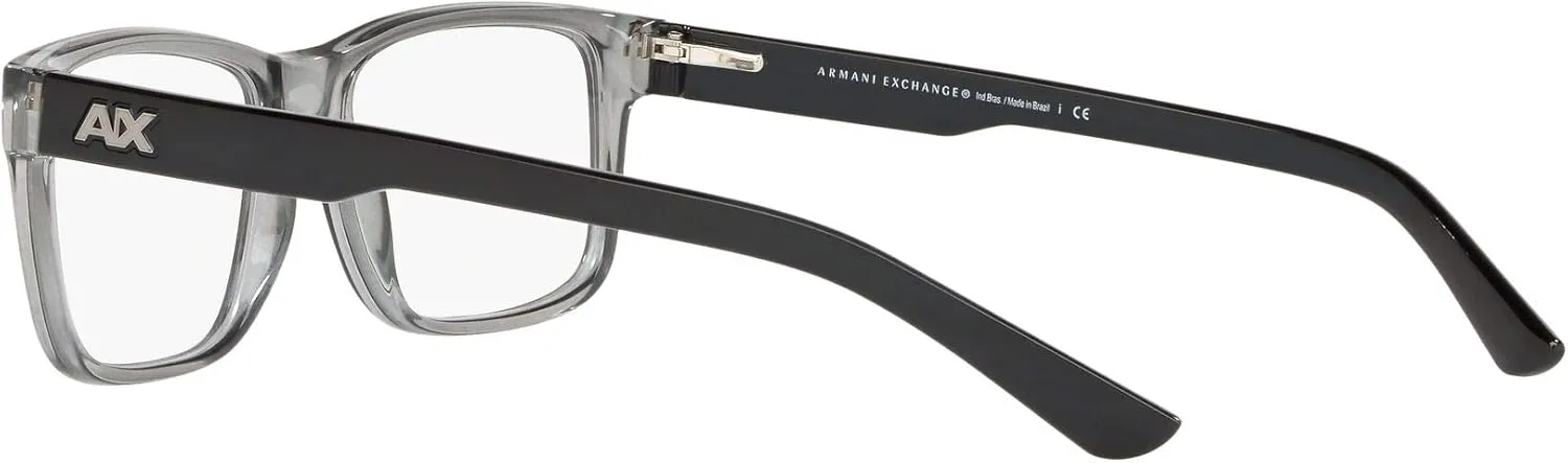 Armani Exchange Men's Ax3016 Square Prescription Eyewear Frames