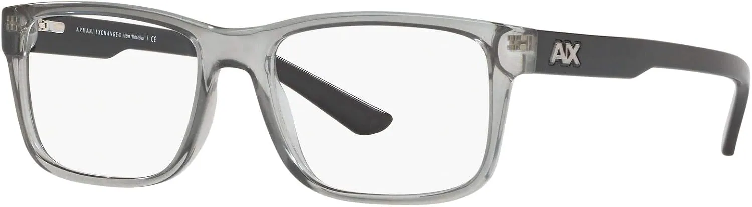 Armani Exchange Men's Ax3016 Square Prescription Eyewear Frames