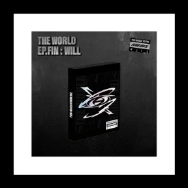 ATEEZ The World EP.FIN : Will 2nd Album Platform Version Case QR Mini Card Standing photocard Image Card Polaroid photocard Member Sticker Sticker Tracking Sealed (Platform Random Version)