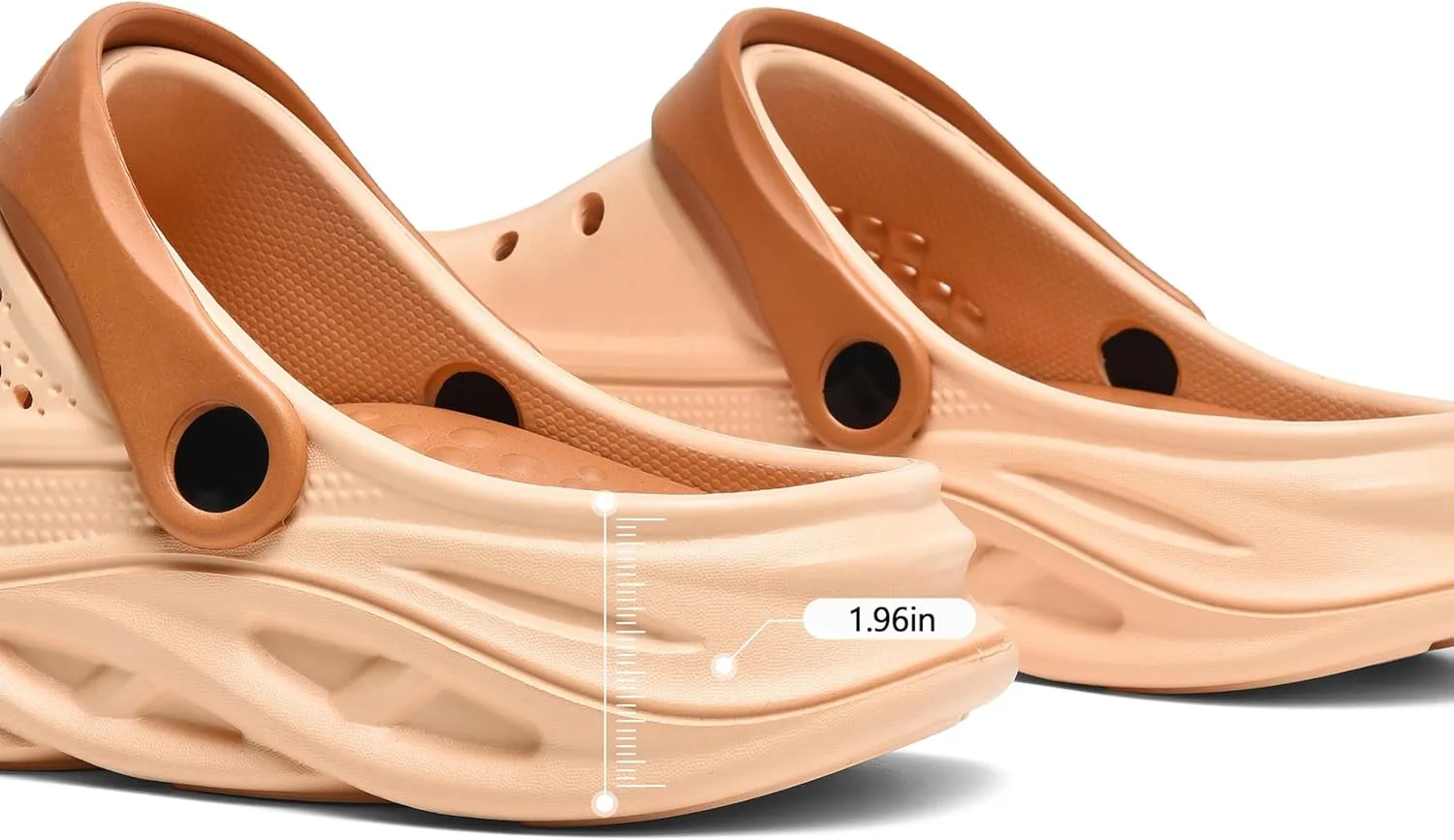 clootess Arch Support Garden Clogs Orthopedic Shoes for Women and Men Sandals Pillow Recovery Fasciitis Feet Insoles