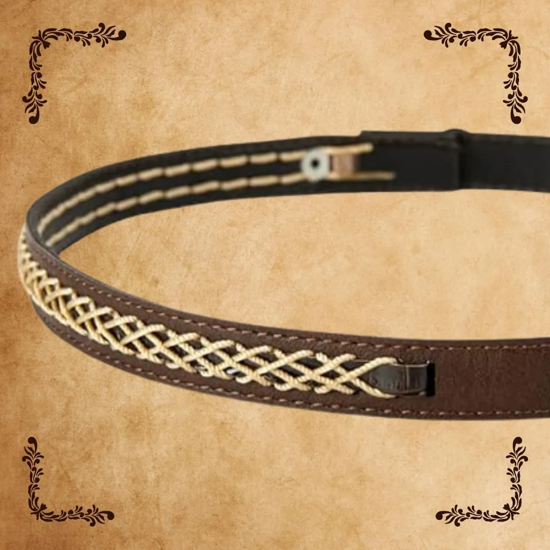 Gamboa Hat Bands for Cowboy and Cowgirl Western Accesories for Men and Women Leather Style Hat Belt Band