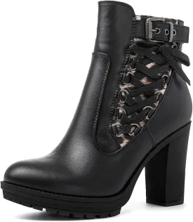 GLOBALWIN Women's High Heel Boots For Women