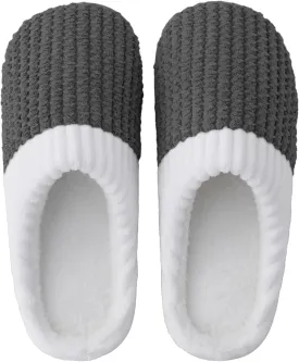 HUXMEYSON Slippers for Women, Memory Foam Womens Slippers, Cozy & Warm House Slippers for Woman Indoor Outdoor with Faux Fur Lining & Anti-Slip Sole