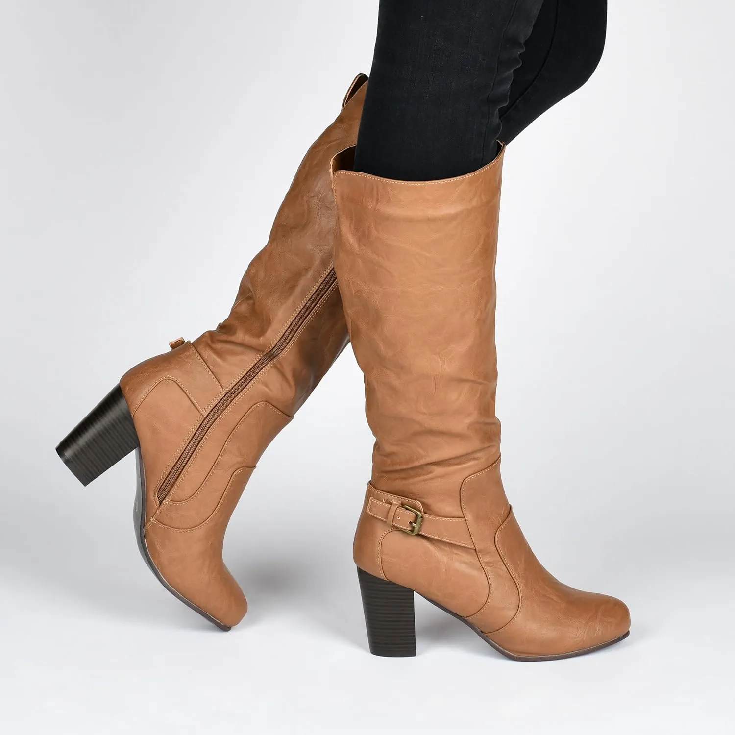 Journee Women's Wide Calf Carver Boots