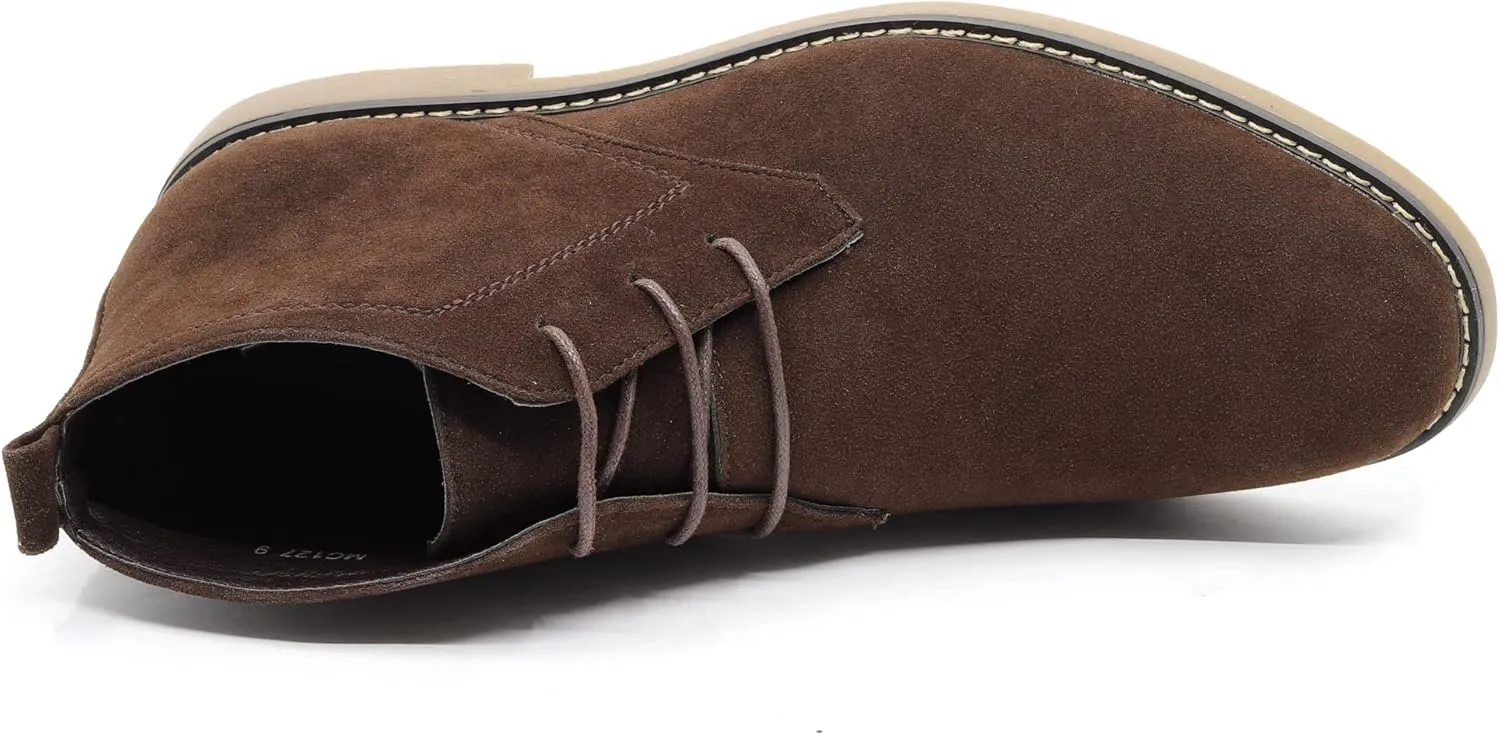 Metrocharm MC127 Men's Lace Up Casual Fashion Ankle Chukka Boots