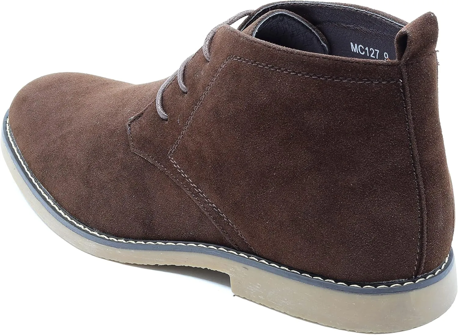 Metrocharm MC127 Men's Lace Up Casual Fashion Ankle Chukka Boots