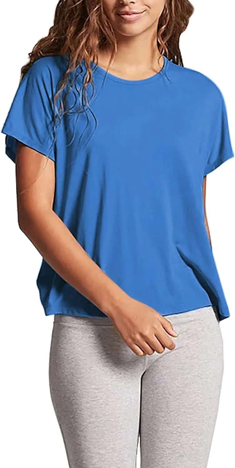 Mippo Womens Open Back Workout Tops Loose Short Sleeve Athletic Gym T Shirts