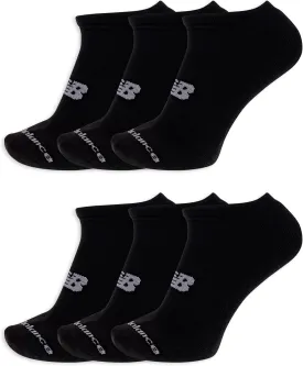 New Balance Women's Performance Cushioned No Show Socks-6 & 12 Pairs-Moisture Wicking