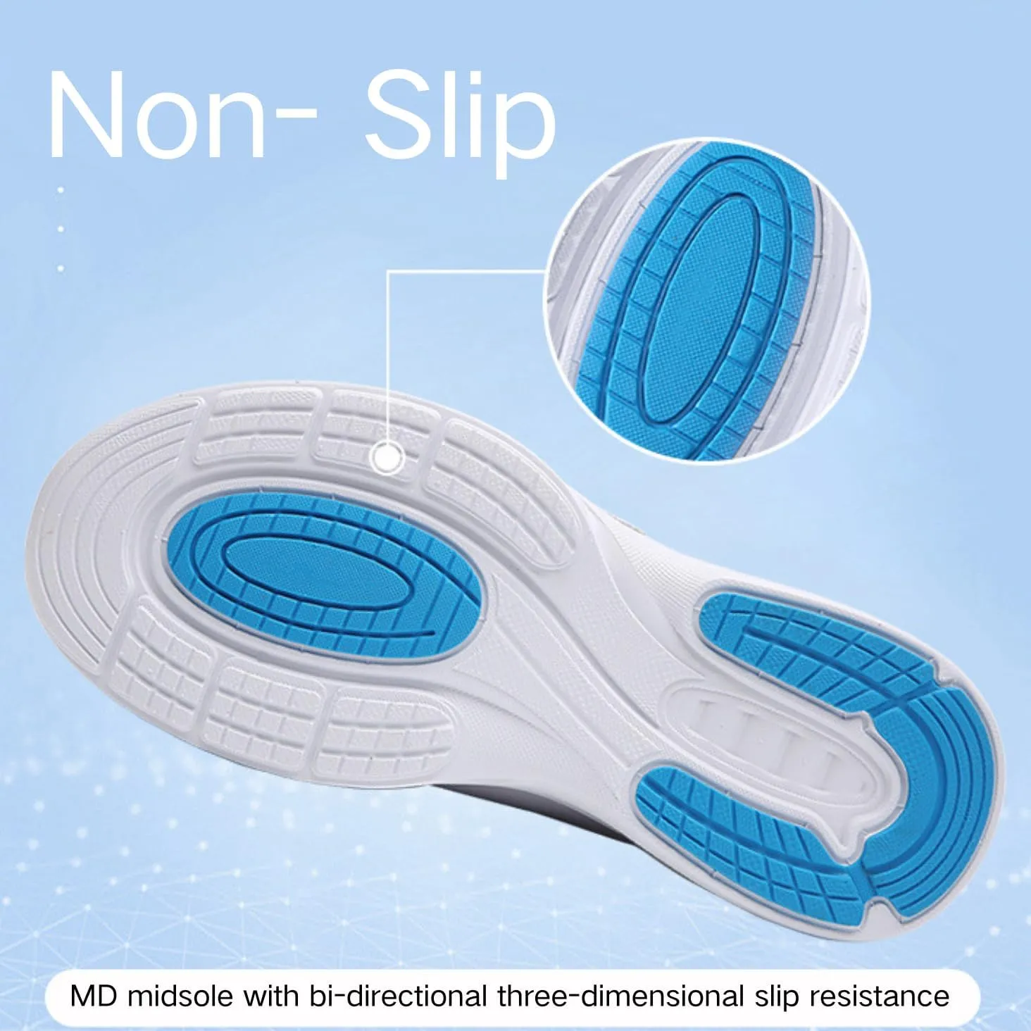 Nurse Shoes for Women Comfortable Nursing Shoes Slip On Waterproof Healthcare Work Sneakers White Leather for Running Gym
