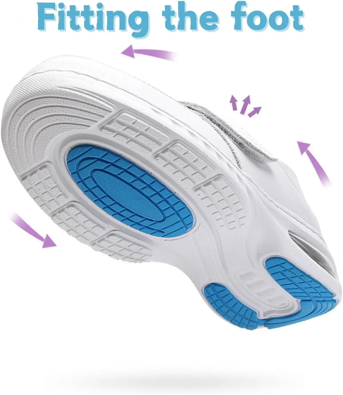 Nurse Shoes for Women Comfortable Nursing Shoes Slip On Waterproof Healthcare Work Sneakers White Leather for Running Gym
