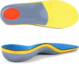 Plantar Fasciitis Insoles Arch Support Inserts Orthotics for Flat Feet Arch Pain Pronation for Work Boot Shoe for Men Women (Men 7-7 1/2 | Women 9-9 1/2-(260mm))