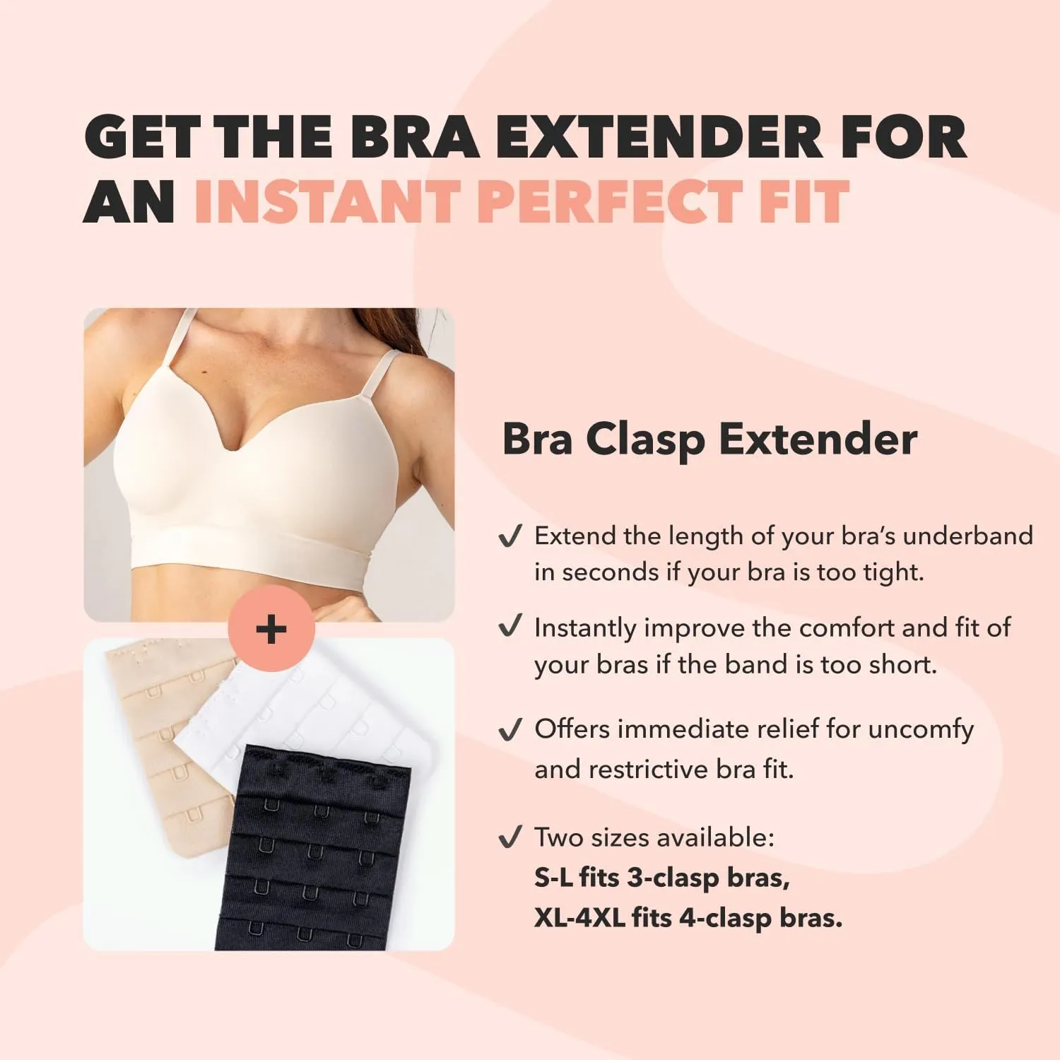 SHAPERMINT Bras for Women - Lingerie Bra, Bralettes for Women with Support, No Underwire Plus Size Bras for Women