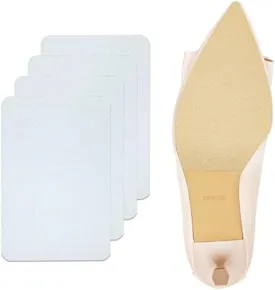Sole Protector and Red Bottom Covers - Crystal Clear Shoe Protector for Heels - 2 Pairs (6.0"4.0", Clear)