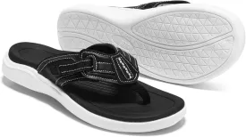 STQ Orthopedic Flip Flops for WomenAdjustable Beach Sandals