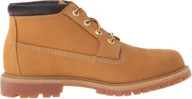 Timberland Nellie Chukka Boots for Women  Full Grain Leather Upper  Removable Footbed  Rubber Outsole Wheat Nubuck 8.5 B - Medium